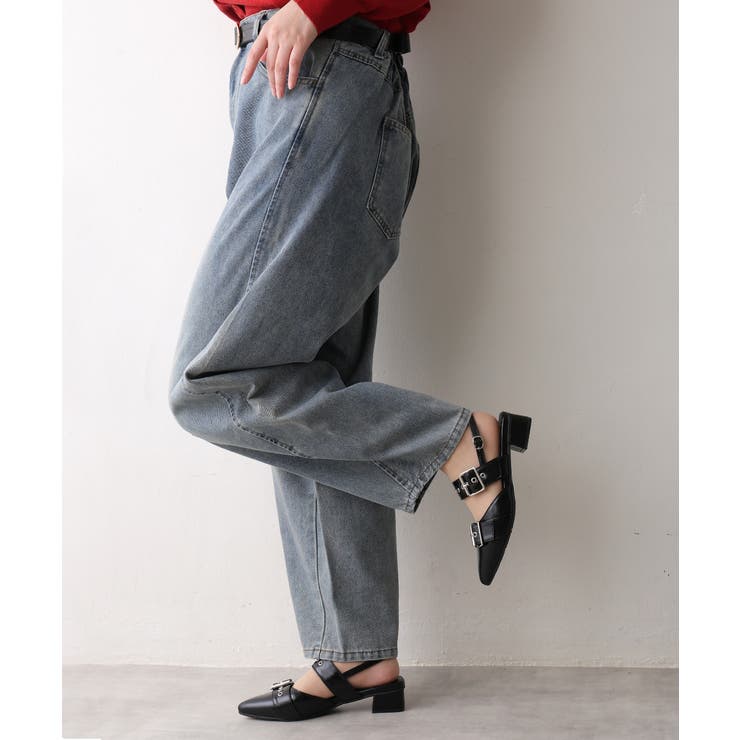 【26年春夏再販】ポインテッドトゥ バックルベルト ストラップパンプス | DEMETER | 詳細画像70 