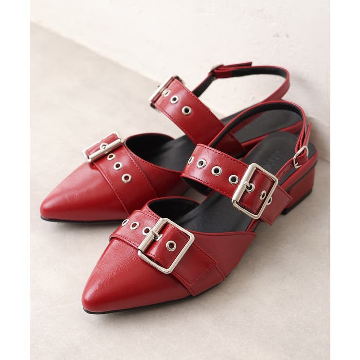 【26年春夏再販】ポインテッドトゥ バックルベルト ストラップパンプス | DEMETER | 詳細画像90 