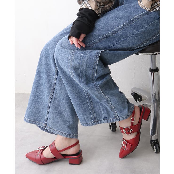 【26年春夏再販】ポインテッドトゥ バックルベルト ストラップパンプス | DEMETER | 詳細画像92 