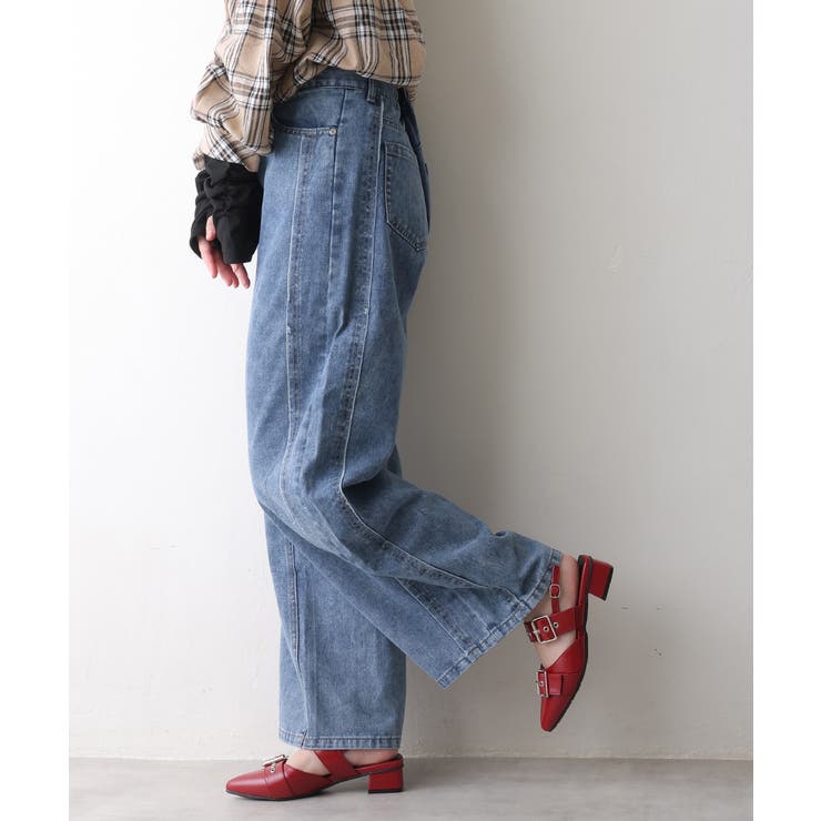 【26年春夏再販】ポインテッドトゥ バックルベルト ストラップパンプス | DEMETER | 詳細画像95 