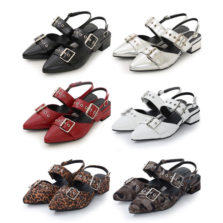 【26年春夏再販】ポインテッドトゥ バックルベルト ストラップパンプス | DEMETER | 詳細画像98 