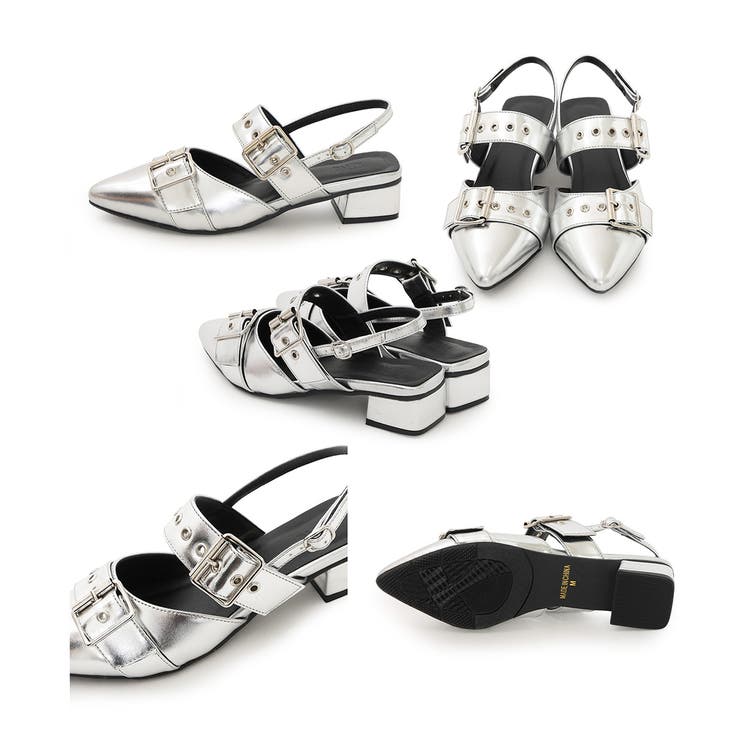 【26年春夏再販】ポインテッドトゥ バックルベルト ストラップパンプス | DEMETER | 詳細画像99 