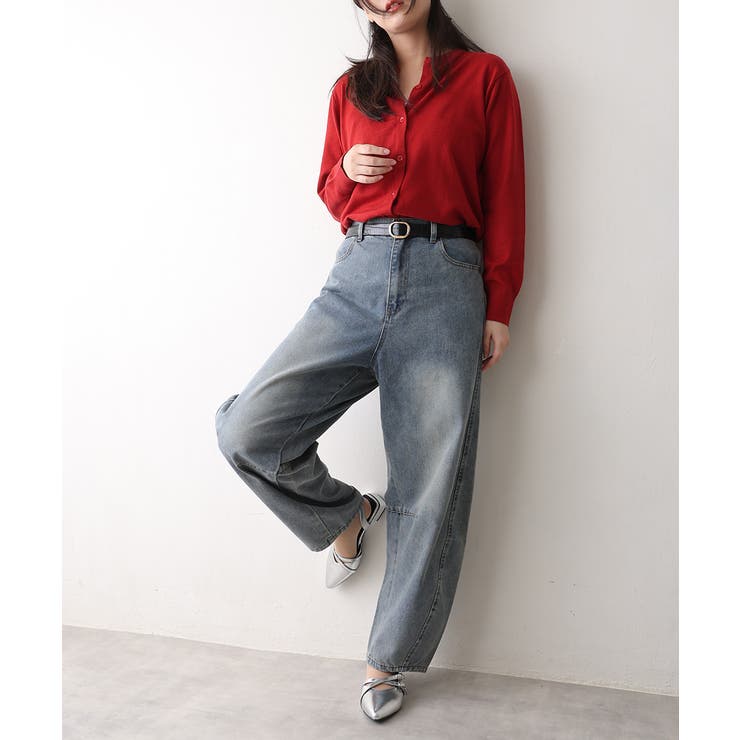 【25年秋冬新作】ポインテッドトゥ クロスデザイン ストラップパンプス | DEMETER | 詳細画像20 