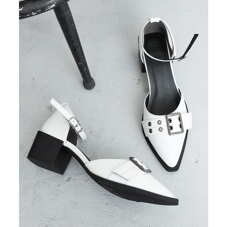 【26年春夏新作】ポインテッドトゥ アンクルストラップ セパレートパンプス | DEMETER | 詳細画像13 