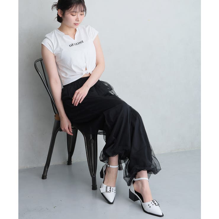 【26年春夏新作】ポインテッドトゥ アンクルストラップ セパレートパンプス | DEMETER | 詳細画像22 