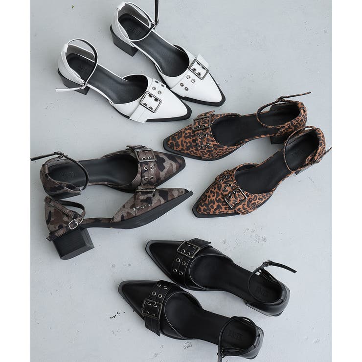 【26年春夏新作】ポインテッドトゥ アンクルストラップ セパレートパンプス | DEMETER | 詳細画像3 