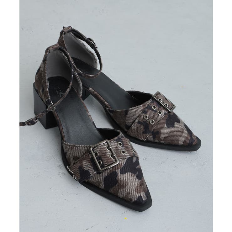 【26年春夏新作】ポインテッドトゥ アンクルストラップ セパレートパンプス | DEMETER | 詳細画像35 