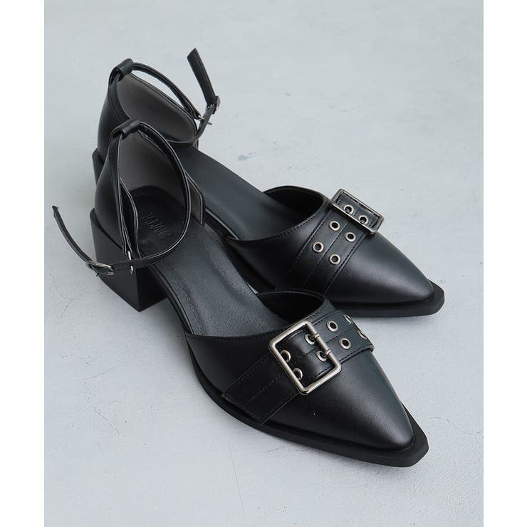 【26年春夏新作】ポインテッドトゥ アンクルストラップ セパレートパンプス | DEMETER | 詳細画像4 