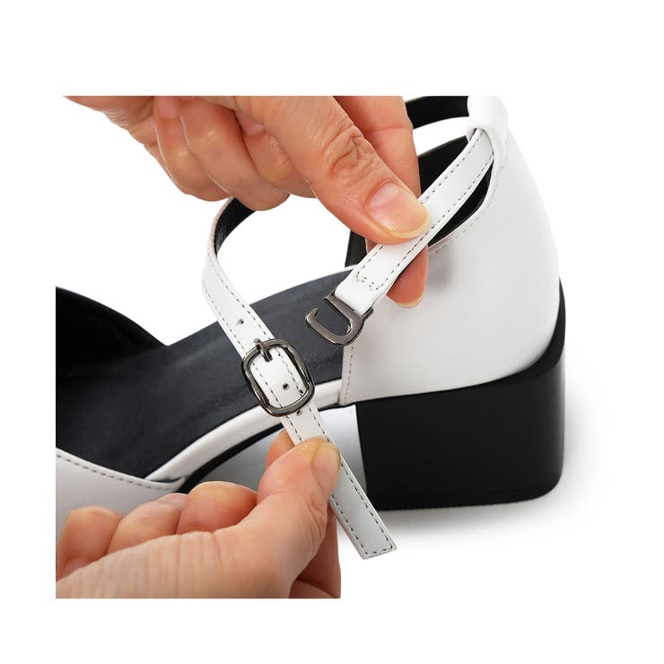 【26年春夏新作】ポインテッドトゥ アンクルストラップ セパレートパンプス | DEMETER | 詳細画像57 