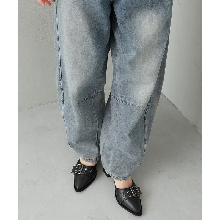 【26年春夏新作】ポインテッドトゥ アンクルストラップ セパレートパンプス | DEMETER | 詳細画像7 