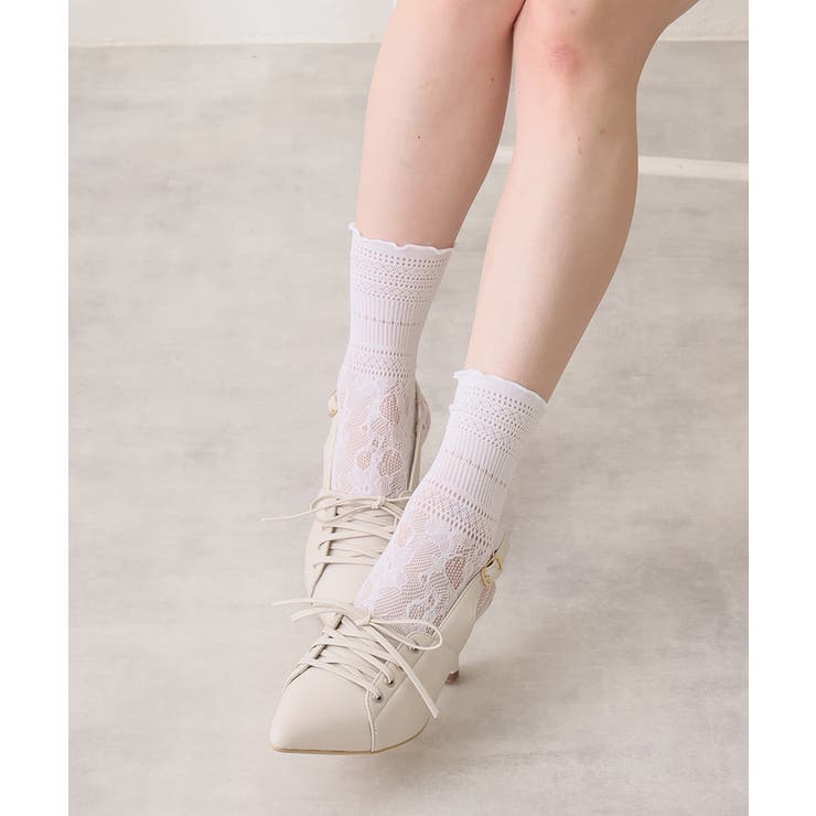 【26年春夏新作】ポインテッドトゥ レースアップ バックストラップ パンプス | DEMETER | 詳細画像20 