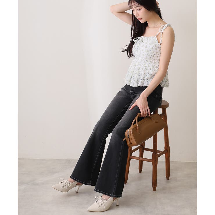 【26年春夏新作】ポインテッドトゥ レースアップ バックストラップ パンプス | DEMETER | 詳細画像28 