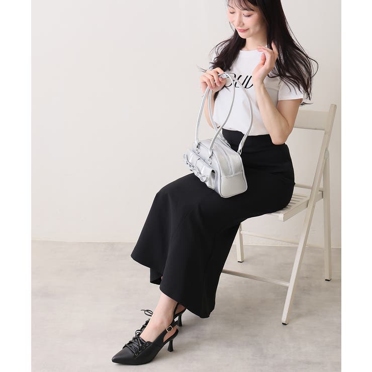 【26年春夏新作】ポインテッドトゥ レースアップ バックストラップ パンプス | DEMETER | 詳細画像6 