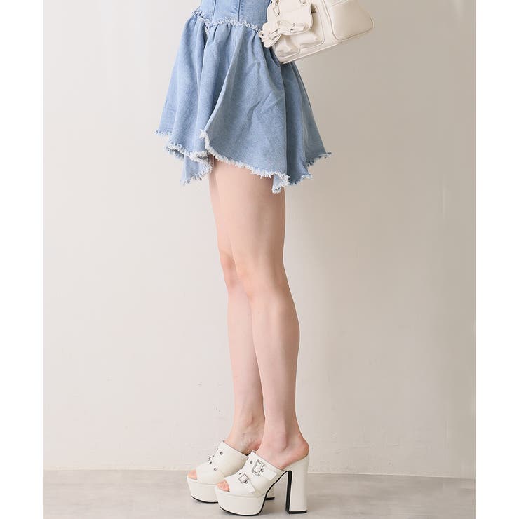 【26年春夏新作】厚底太ヒール オープントゥ バックルダブルベルト | DEMETER | 詳細画像21 