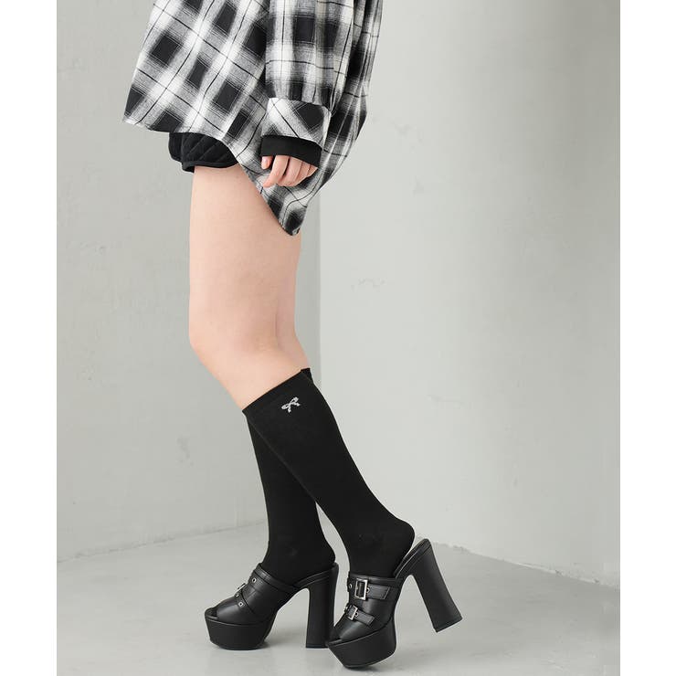 【26年春夏新作】厚底太ヒール オープントゥ バックルダブルベルト | DEMETER | 詳細画像43 