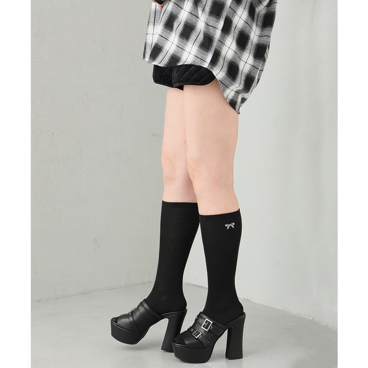 【26年春夏新作】厚底太ヒール オープントゥ バックルダブルベルト | DEMETER | 詳細画像44 