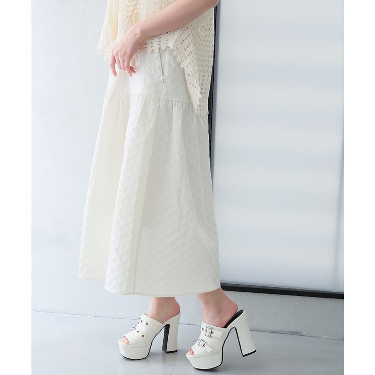 【26年春夏新作】厚底太ヒール オープントゥ バックルダブルベルト | DEMETER | 詳細画像51 