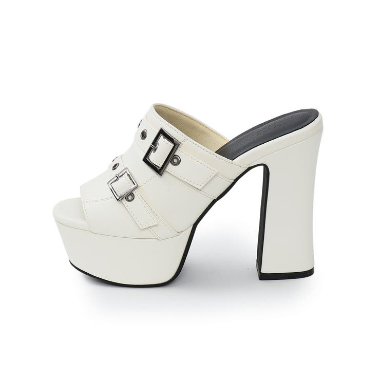 【26年春夏新作】厚底太ヒール オープントゥ バックルダブルベルト | DEMETER | 詳細画像57 