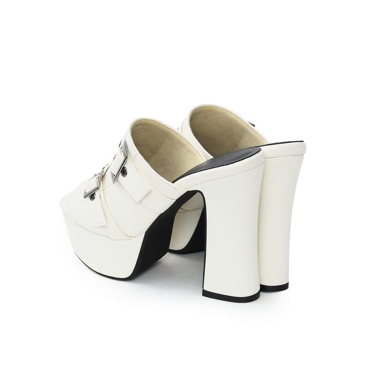 【26年春夏新作】厚底太ヒール オープントゥ バックルダブルベルト | DEMETER | 詳細画像58 