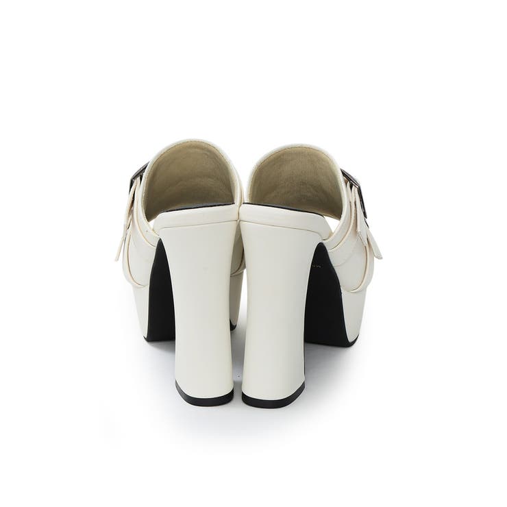 【26年春夏新作】厚底太ヒール オープントゥ バックルダブルベルト | DEMETER | 詳細画像59 