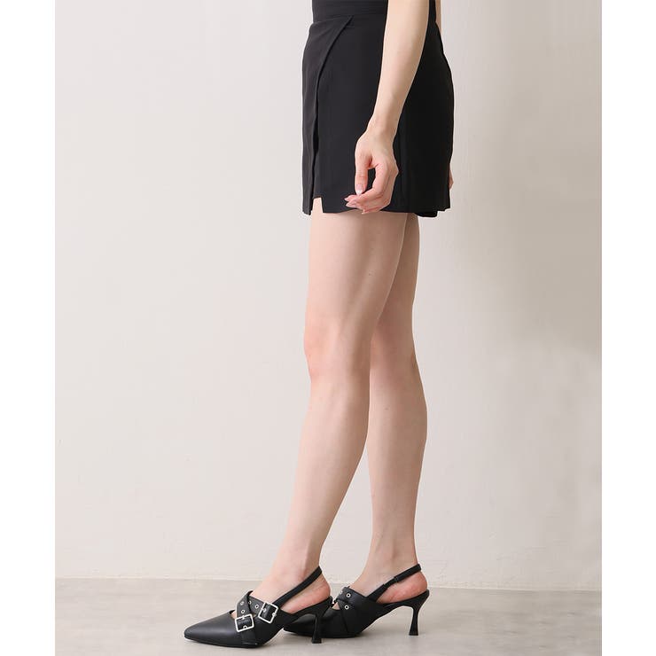 【26年春夏新作】ポインテッドトゥ クロスベルト バックストラップ パンプス | DEMETER | 詳細画像14 