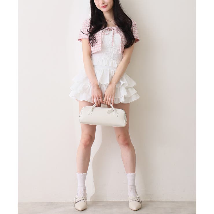 【26年春夏新作】ポインテッドトゥ クロスベルト バックストラップ パンプス | DEMETER | 詳細画像25 