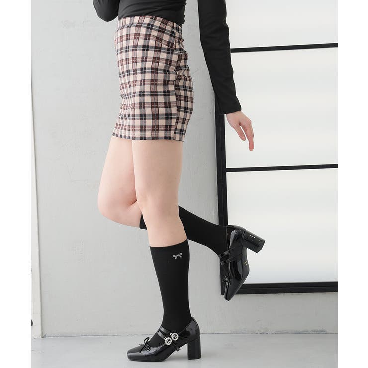 【26年春夏新作】スクエアトゥ ビジューバックル リボンパンプス | DEMETER | 詳細画像14 