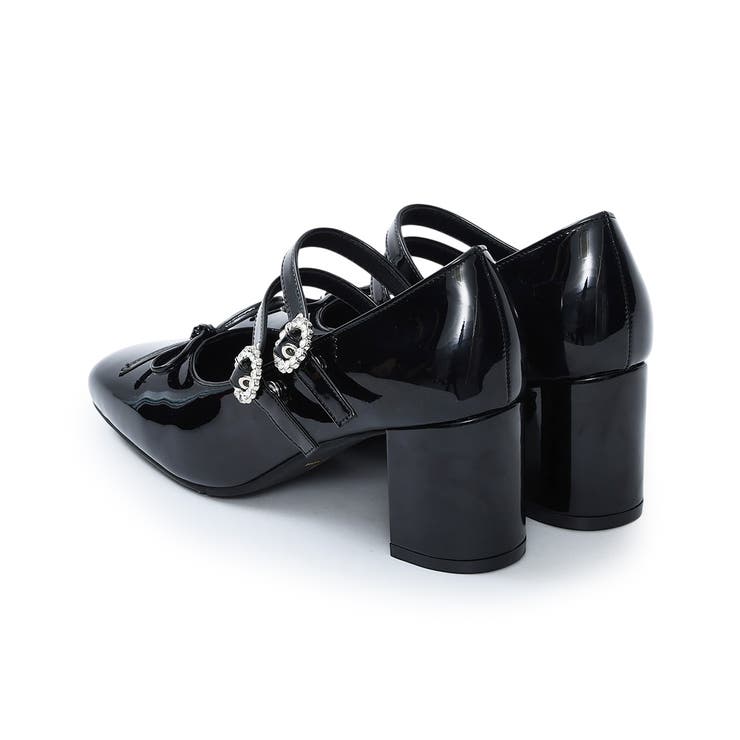 【26年春夏新作】スクエアトゥ ビジューバックル リボンパンプス | DEMETER | 詳細画像20 