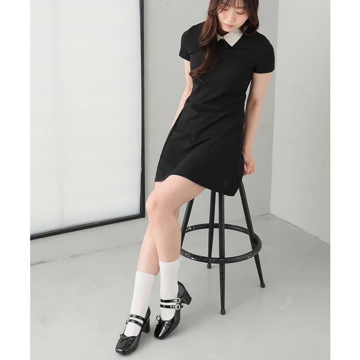 【26年春夏新作】スクエアトゥ ビジューバックル リボンパンプス | DEMETER | 詳細画像4 