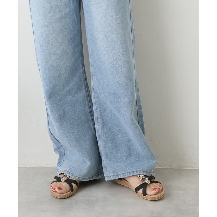 【25年春夏新作】エスニック調 ゴールドパーツ リゾートサンダル | DEMETER | 詳細画像16 