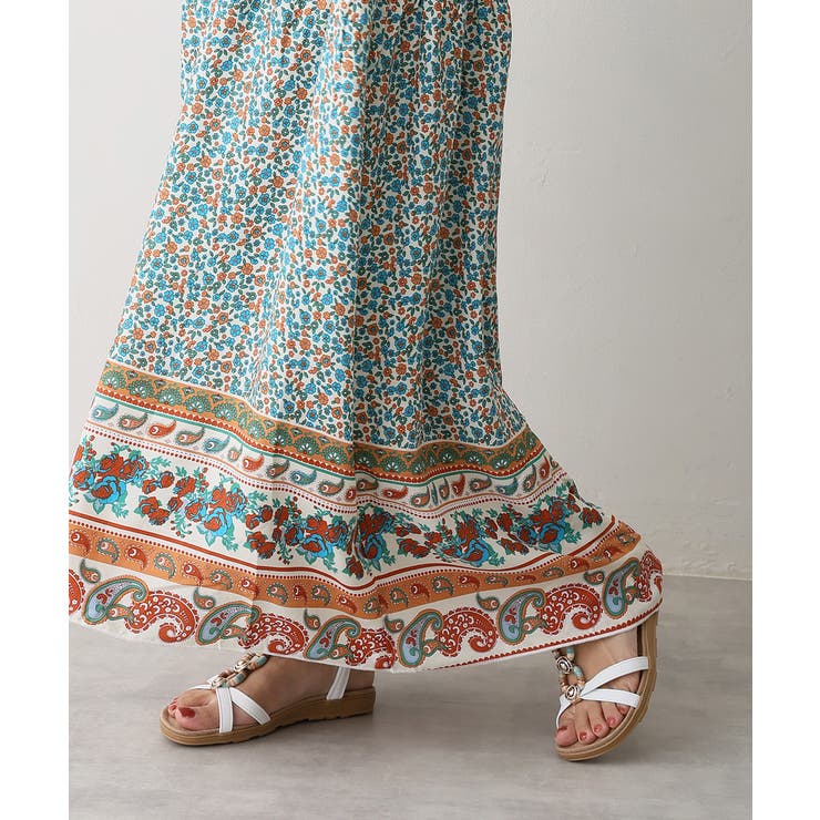 【25年春夏新作】エスニック調 ゴールドパーツ リゾートサンダル | DEMETER | 詳細画像24 