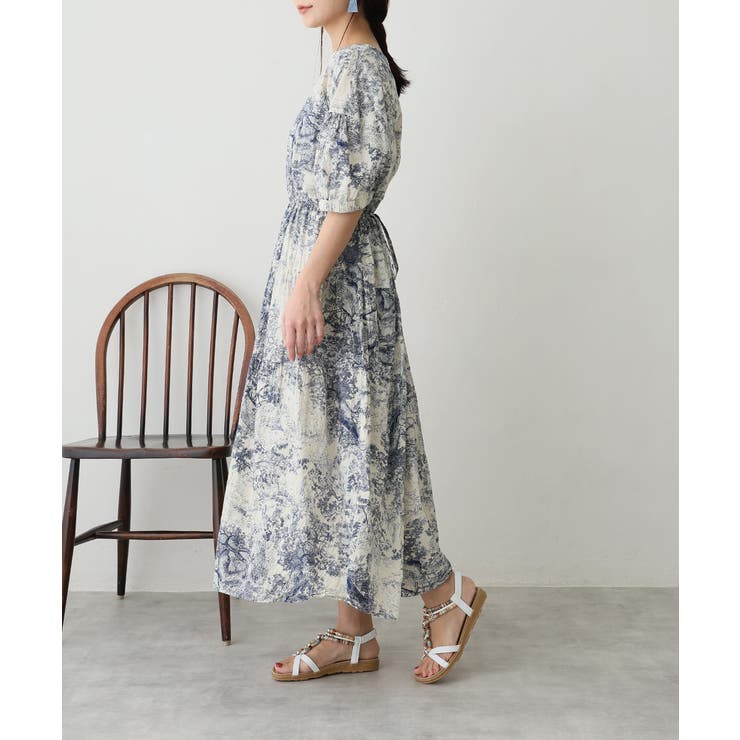 【25年春夏新作】エスニック調 ゴールドパーツ リゾートサンダル | DEMETER | 詳細画像34 