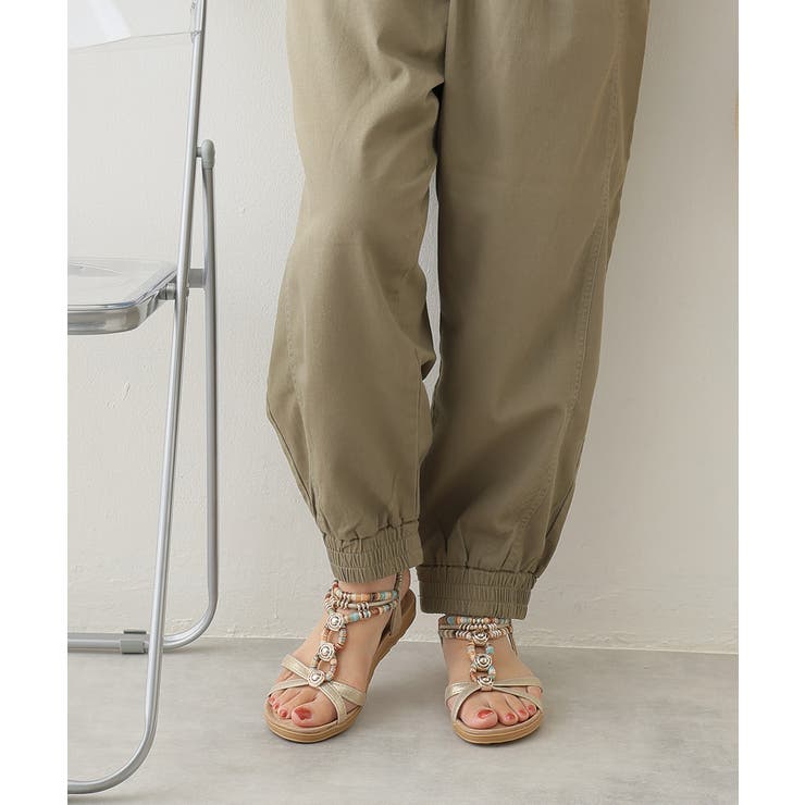 【25年春夏新作】エスニック調 ゴールドパーツ リゾートサンダル | DEMETER | 詳細画像69 