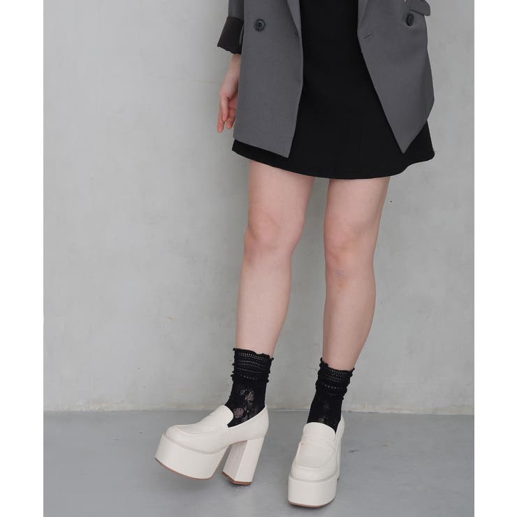 【26年春夏新作】厚底 プラットフォーム ローファーパンプス | DEMETER | 詳細画像15 