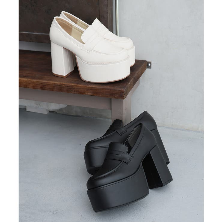 【26年春夏新作】厚底 プラットフォーム ローファーパンプス | DEMETER | 詳細画像3 