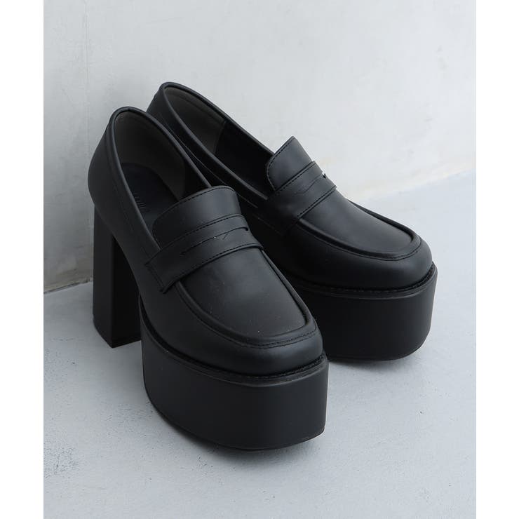 【26年春夏新作】厚底 プラットフォーム ローファーパンプス | DEMETER | 詳細画像4 