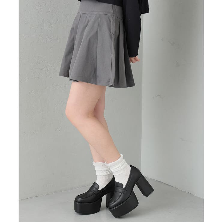 【26年春夏新作】厚底 プラットフォーム ローファーパンプス | DEMETER | 詳細画像9 