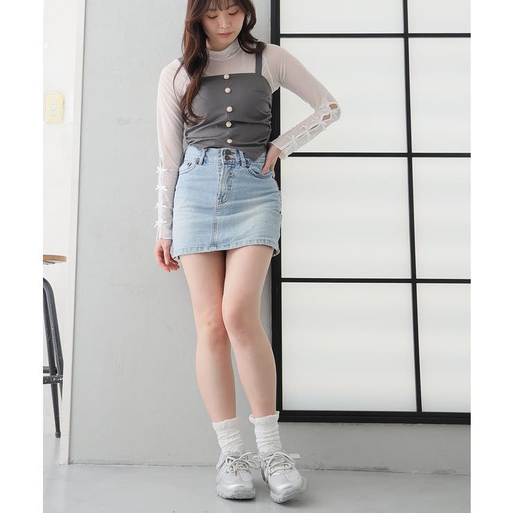 【26年春夏新作】ベルクロ 素材MIX レースアップスニーカー | DEMETER | 詳細画像19 