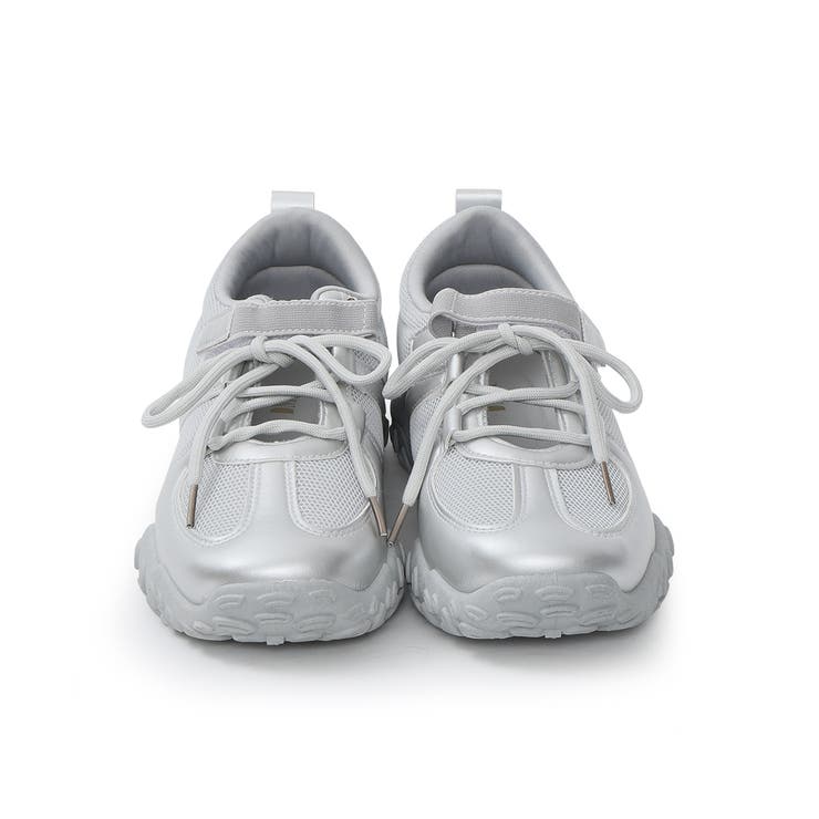 【26年春夏新作】ベルクロ 素材MIX レースアップスニーカー | DEMETER | 詳細画像29 