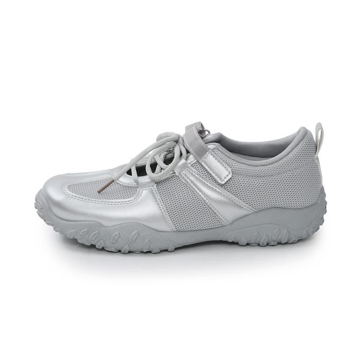 【26年春夏新作】ベルクロ 素材MIX レースアップスニーカー | DEMETER | 詳細画像30 