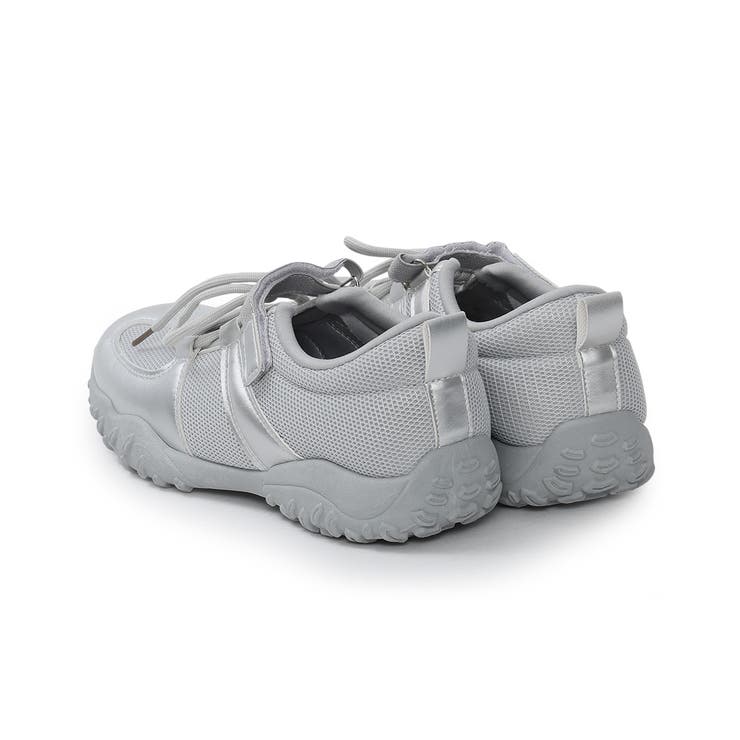 【26年春夏新作】ベルクロ 素材MIX レースアップスニーカー | DEMETER | 詳細画像31 