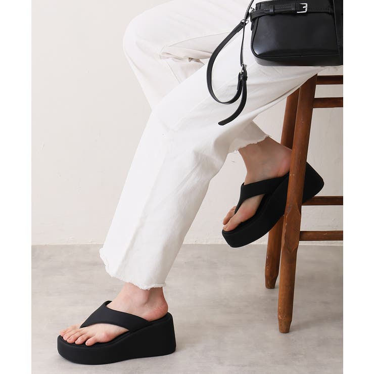 【26年春夏新作】厚底 ウェッジソール トングサンダル | DEMETER | 詳細画像11 