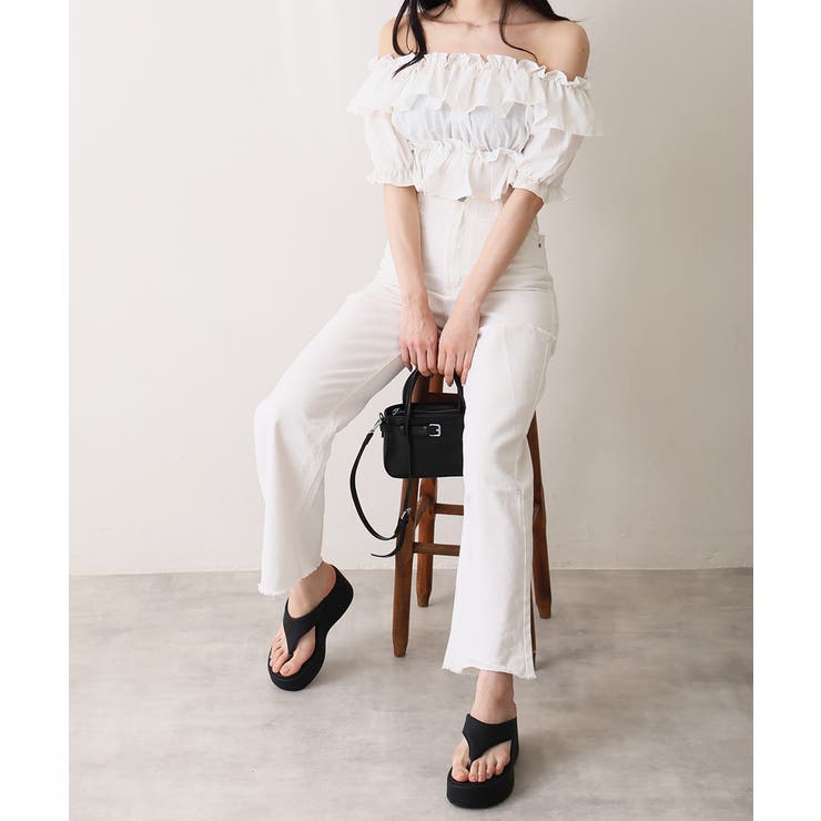 【26年春夏新作】厚底 ウェッジソール トングサンダル | DEMETER | 詳細画像12 