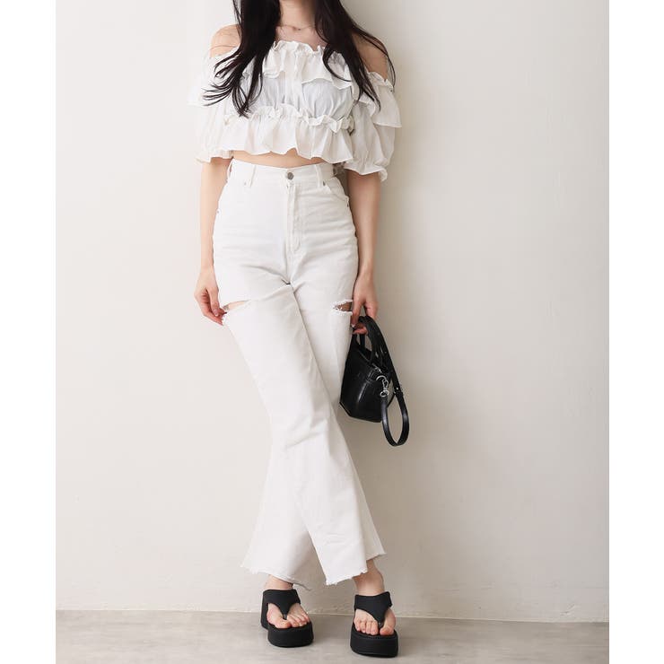 【26年春夏新作】厚底 ウェッジソール トングサンダル | DEMETER | 詳細画像17 