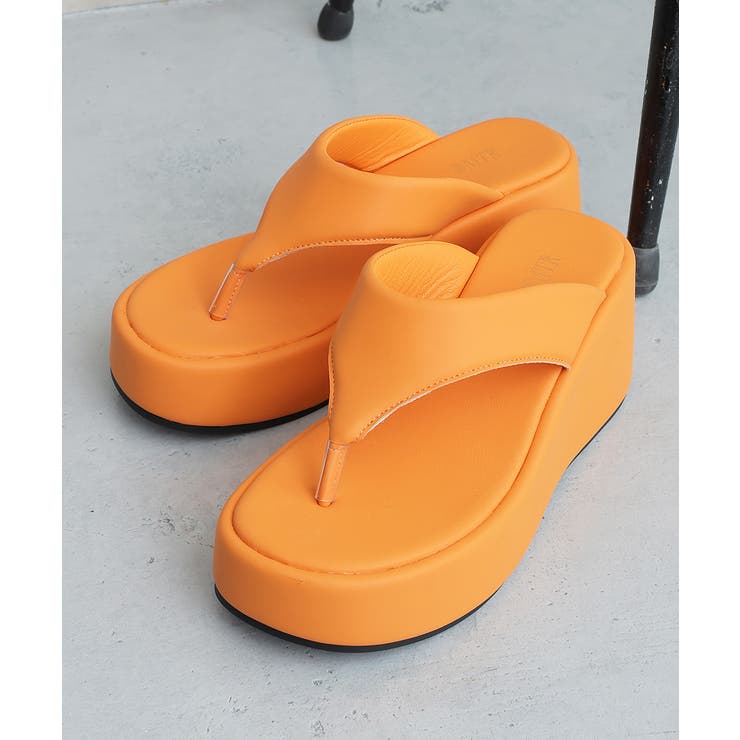 【26年春夏新作】厚底 ウェッジソール トングサンダル | DEMETER | 詳細画像18 