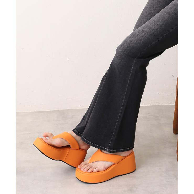 【26年春夏新作】厚底 ウェッジソール トングサンダル | DEMETER | 詳細画像19 