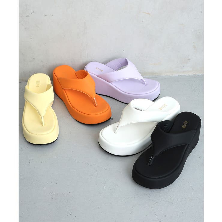 【26年春夏新作】厚底 ウェッジソール トングサンダル | DEMETER | 詳細画像26 