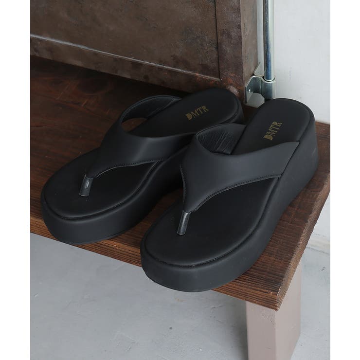 【26年春夏新作】厚底 ウェッジソール トングサンダル | DEMETER | 詳細画像27 