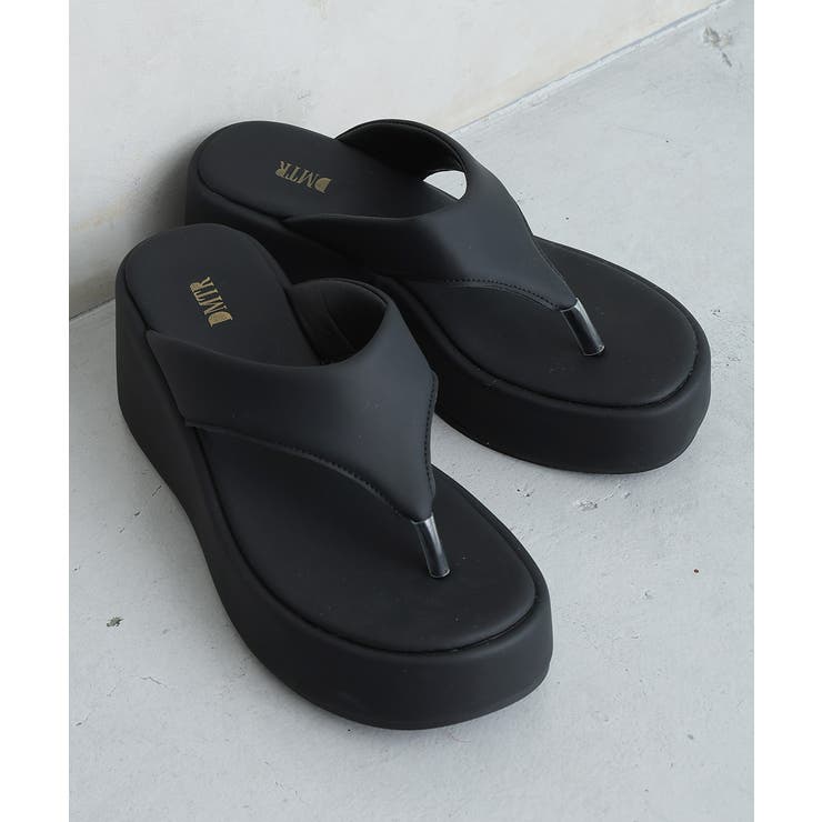 【26年春夏新作】厚底 ウェッジソール トングサンダル | DEMETER | 詳細画像3 