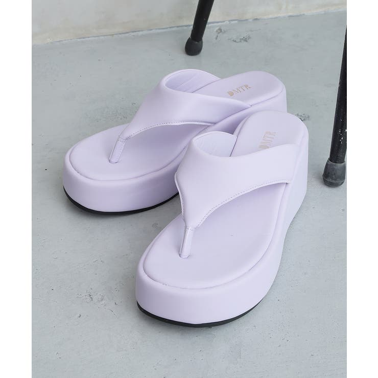 【26年春夏新作】厚底 ウェッジソール トングサンダル | DEMETER | 詳細画像51 